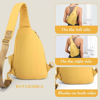 Sling Bag for Women, Anti-Theft RFID Nylon Crossbody Purse with Adjustable Strap for Travel & Shopping
