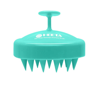 Scalp Massager with Soft Silicone Bristles - Promotes Hair Growth, Exfoliates Scalp, Removes Dandruff, and Enhances Shampoo Cleansing, Yellow