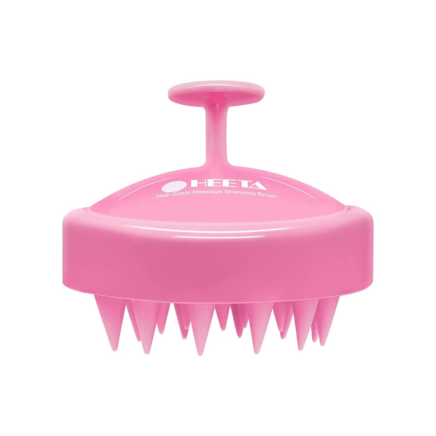 Scalp Massager with Soft Silicone Bristles - Promotes Hair Growth, Exfoliates Scalp, Removes Dandruff, and Enhances Shampoo Cleansing, Yellow