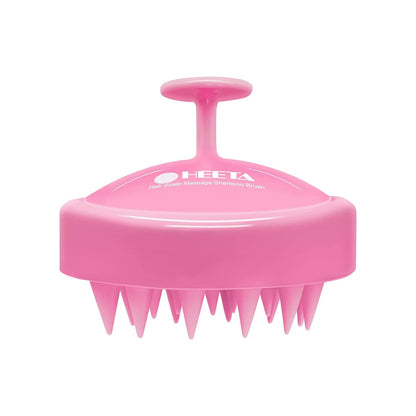 Scalp Massager with Soft Silicone Bristles - Promotes Hair Growth, Exfoliates Scalp, Removes Dandruff, and Enhances Shampoo Cleansing, Yellow
