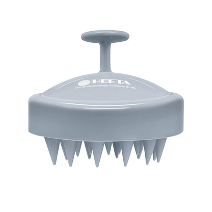 Scalp Massager with Soft Silicone Bristles - Promotes Hair Growth, Exfoliates Scalp, Removes Dandruff, and Enhances Shampoo Cleansing, Yellow