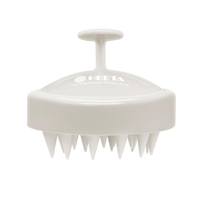 Scalp Massager with Soft Silicone Bristles - Promotes Hair Growth, Exfoliates Scalp, Removes Dandruff, and Enhances Shampoo Cleansing, Yellow