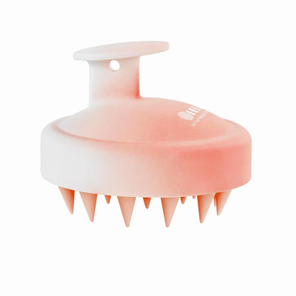 Scalp Massager with Soft Silicone Bristles - Promotes Hair Growth, Exfoliates Scalp, Removes Dandruff, and Enhances Shampoo Cleansing, Yellow