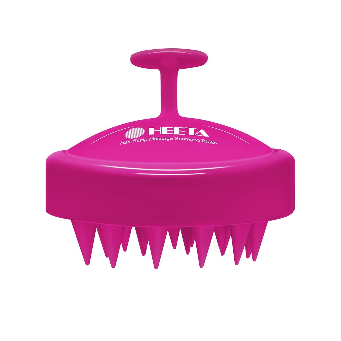 Scalp Massager with Soft Silicone Bristles - Promotes Hair Growth, Exfoliates Scalp, Removes Dandruff, and Enhances Shampoo Cleansing, Yellow