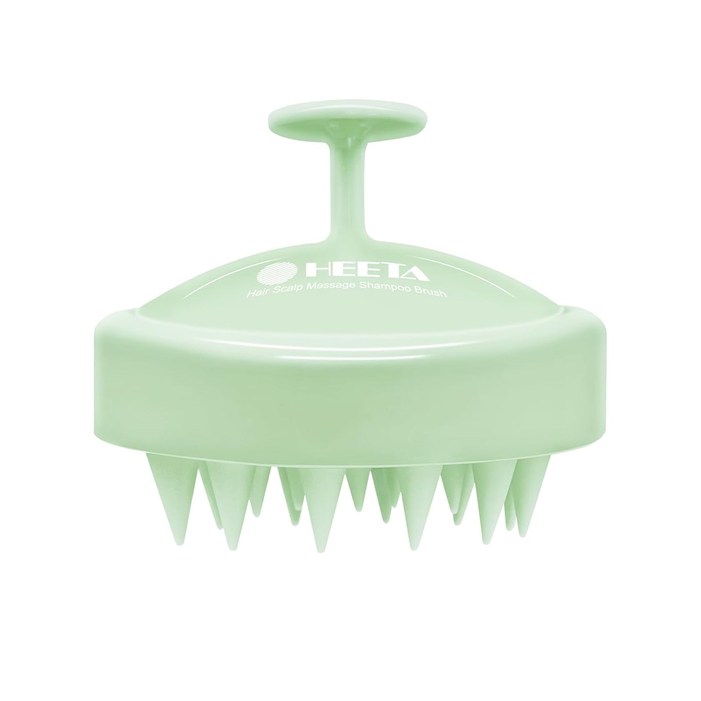 Scalp Massager with Soft Silicone Bristles - Promotes Hair Growth, Exfoliates Scalp, Removes Dandruff, and Enhances Shampoo Cleansing, Yellow