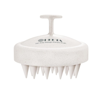 Scalp Massager with Soft Silicone Bristles - Promotes Hair Growth, Exfoliates Scalp, Removes Dandruff, and Enhances Shampoo Cleansing, Yellow