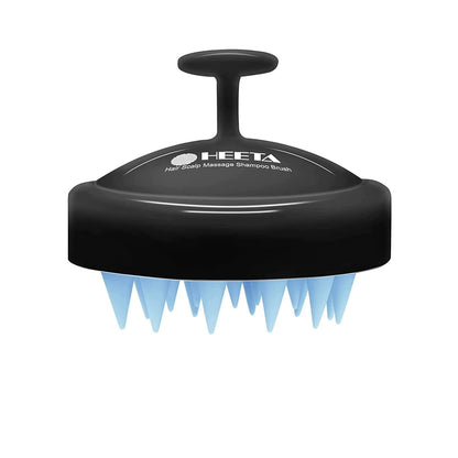 Scalp Massager with Soft Silicone Bristles - Promotes Hair Growth, Exfoliates Scalp, Removes Dandruff, and Enhances Shampoo Cleansing, Yellow