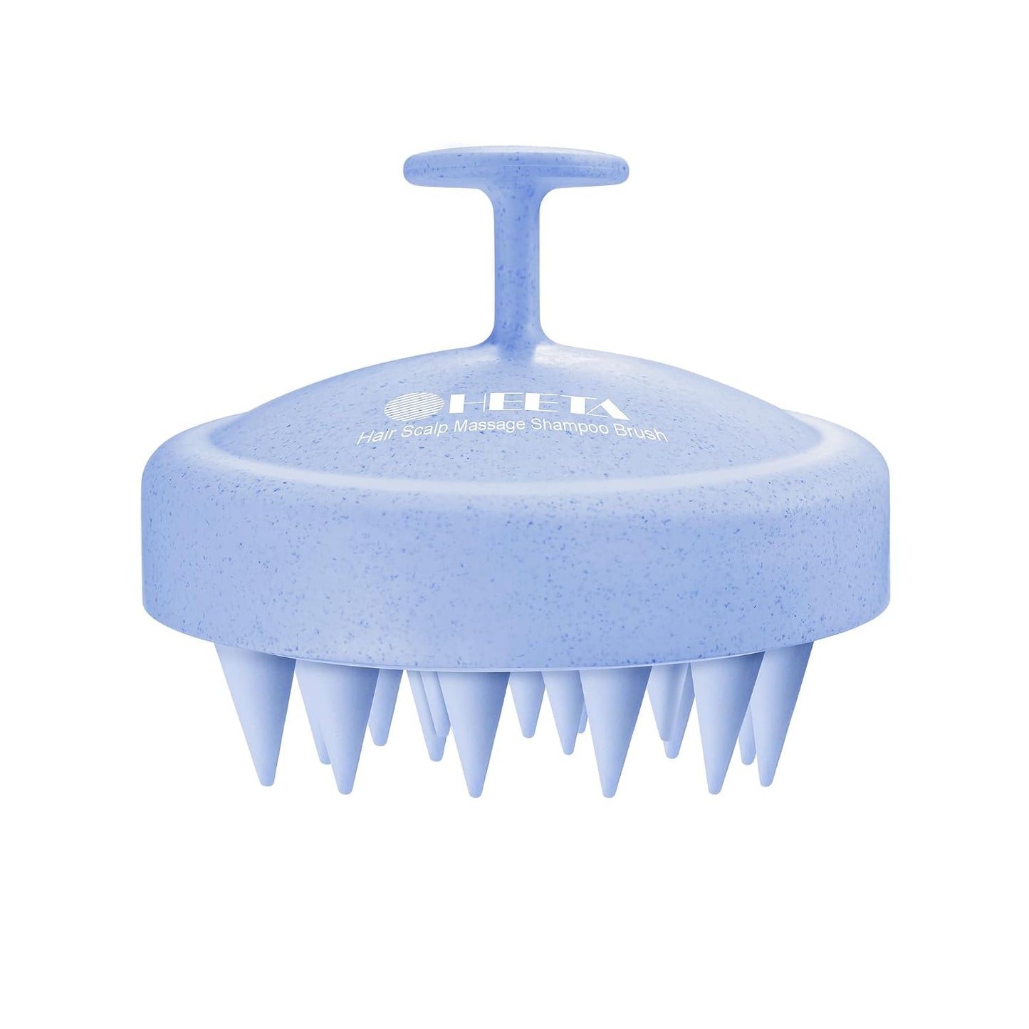 Scalp Massager with Soft Silicone Bristles - Promotes Hair Growth, Exfoliates Scalp, Removes Dandruff, and Enhances Shampoo Cleansing, Yellow
