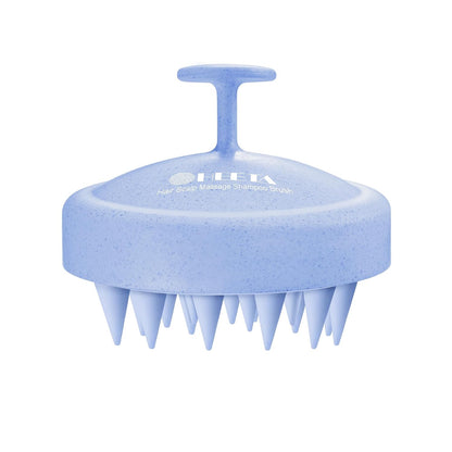 Scalp Massager with Soft Silicone Bristles - Promotes Hair Growth, Exfoliates Scalp, Removes Dandruff, and Enhances Shampoo Cleansing, Yellow