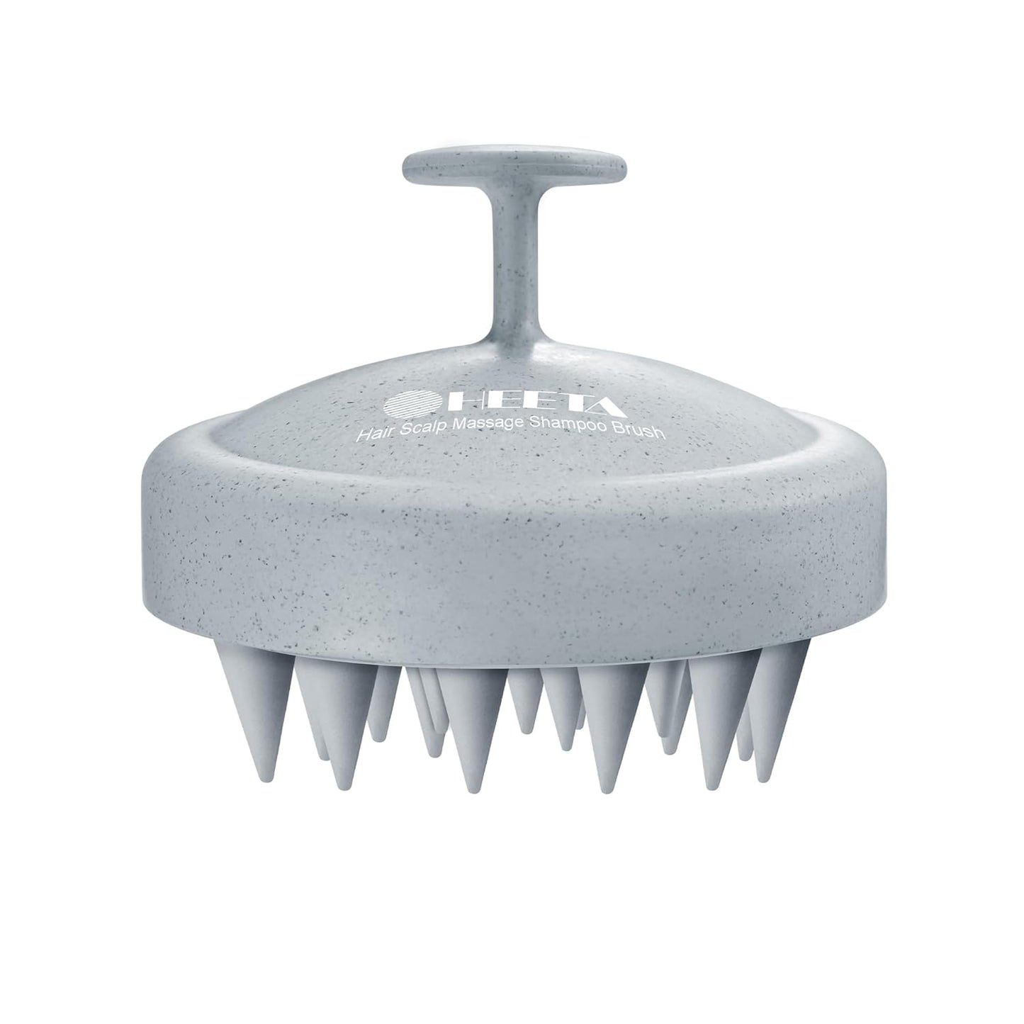 Scalp Massager with Soft Silicone Bristles - Promotes Hair Growth, Exfoliates Scalp, Removes Dandruff, and Enhances Shampoo Cleansing, Yellow