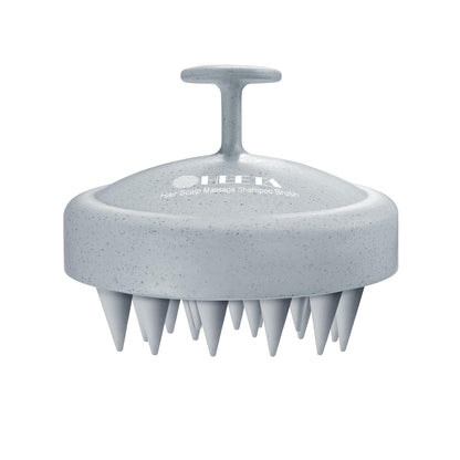 Scalp Massager with Soft Silicone Bristles - Promotes Hair Growth, Exfoliates Scalp, Removes Dandruff, and Enhances Shampoo Cleansing, Yellow