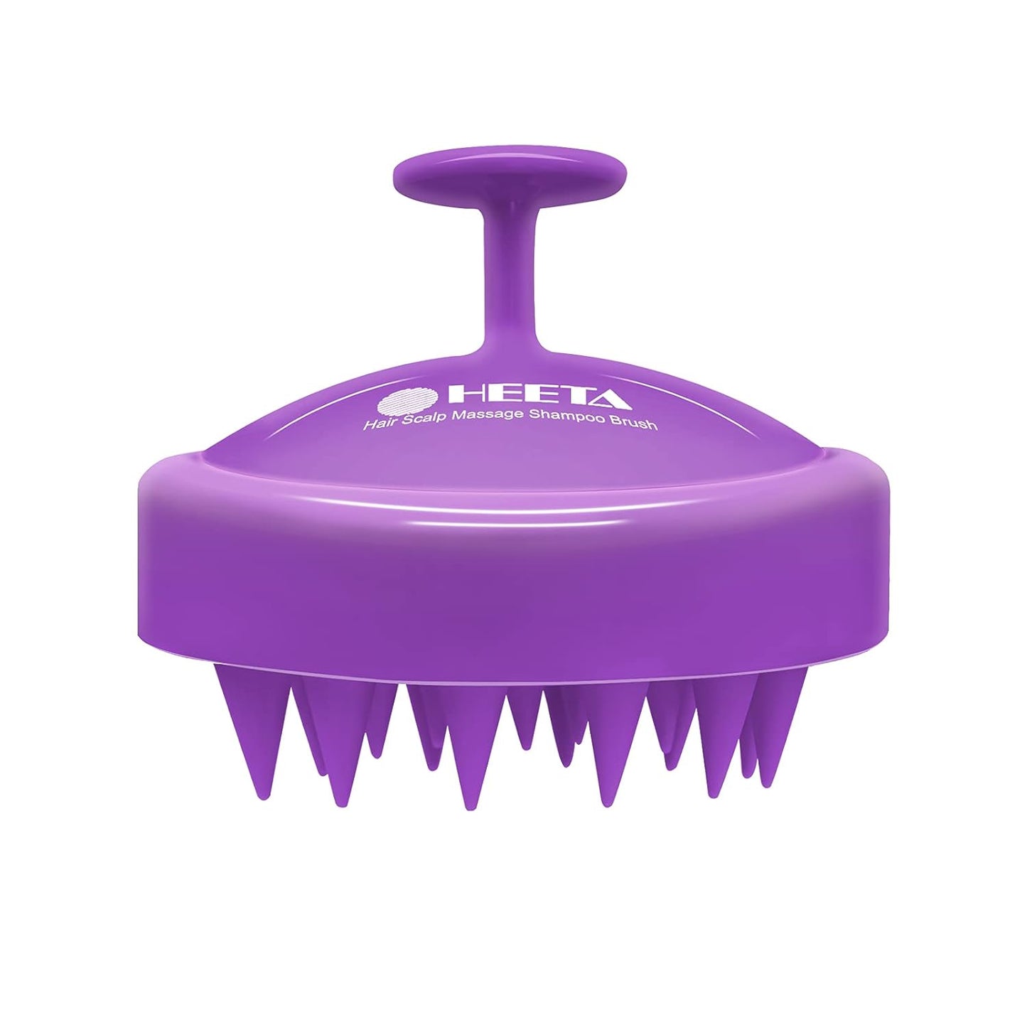 Scalp Massager with Soft Silicone Bristles - Promotes Hair Growth, Exfoliates Scalp, Removes Dandruff, and Enhances Shampoo Cleansing, Yellow