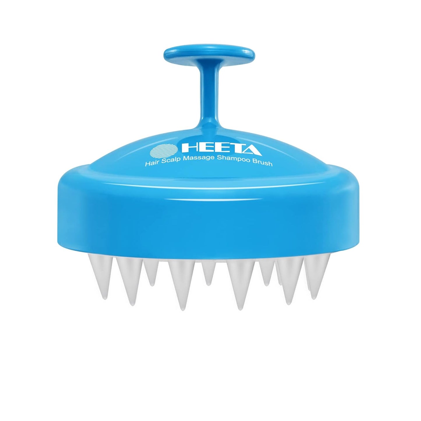 Scalp Massager with Soft Silicone Bristles - Promotes Hair Growth, Exfoliates Scalp, Removes Dandruff, and Enhances Shampoo Cleansing, Yellow