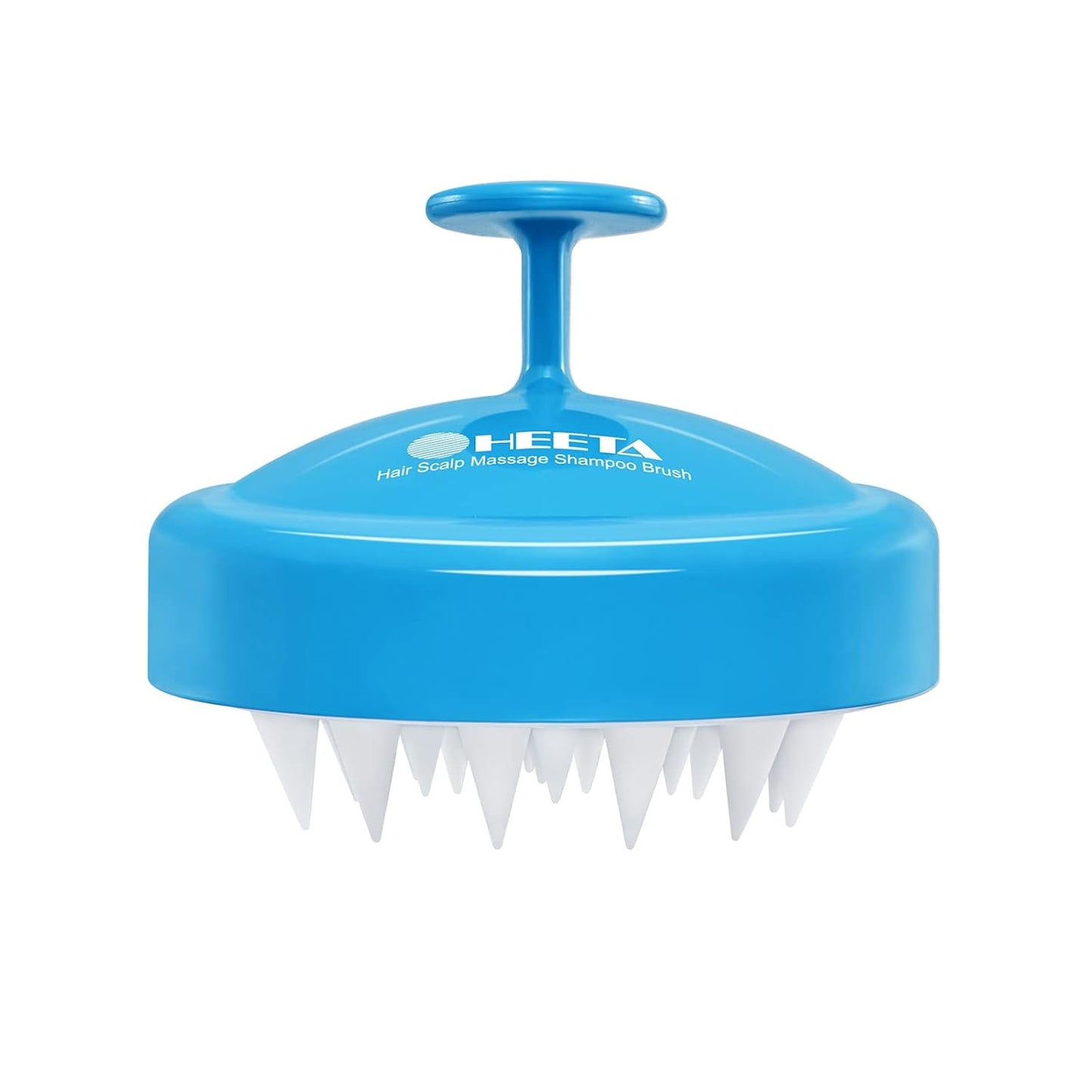 Scalp Massager with Soft Silicone Bristles - Promotes Hair Growth, Exfoliates Scalp, Removes Dandruff, and Enhances Shampoo Cleansing, Yellow