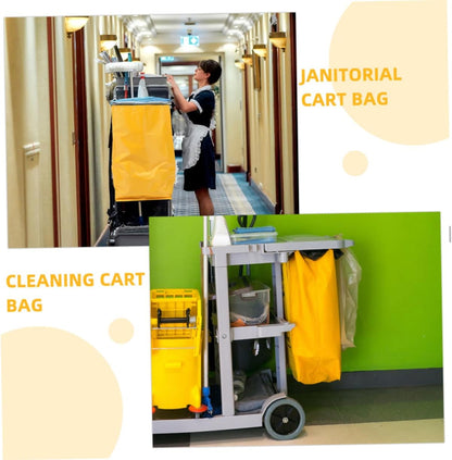 2pcs Janitorial Bags for Housekeeping Cart Cleaning Caddy Contractor Bags for Car