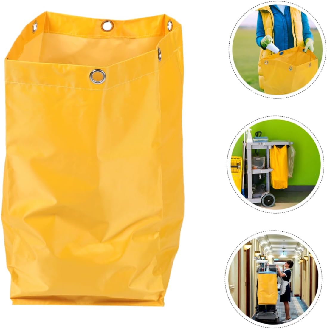 2pcs Janitorial Bags for Housekeeping Cart Cleaning Caddy Contractor Bags for Car