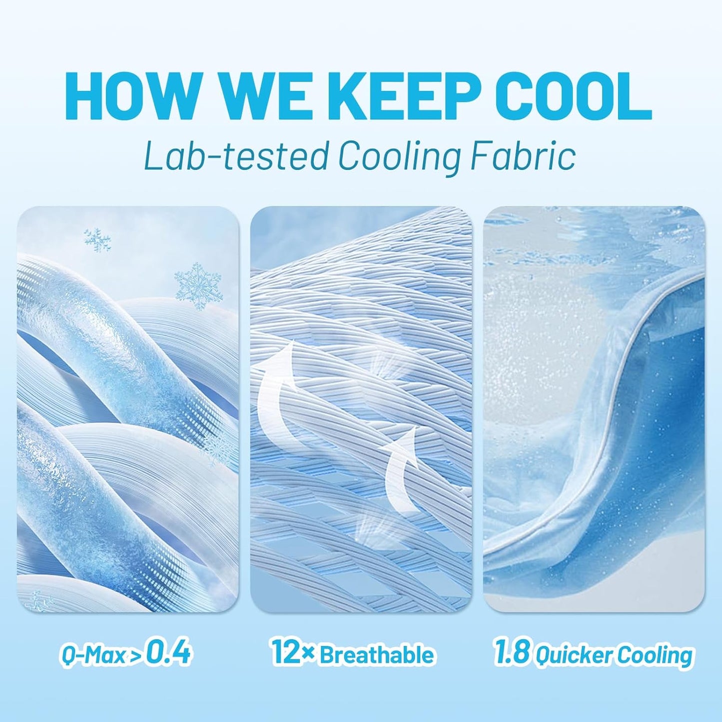 2pcs Premium Cooling Pillow Cases Set for Hot Sleepers & Night Sweats, Q-Max 0.5 Silky Wrinkle-Free Pillow Covers with Envelope Closure, Standard Yellow 20"x26"