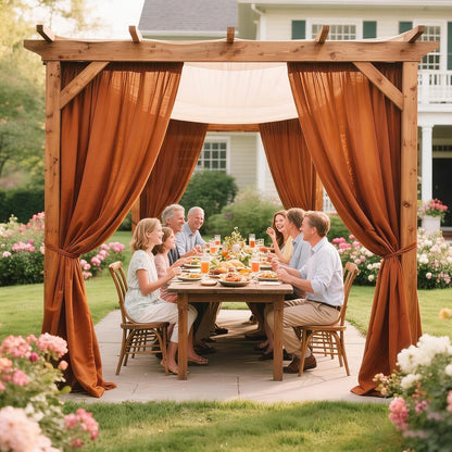 Yellow Wedding Arch Draping Fabric, 1 Pack 29" x 20FT Sheer Fabric Arch Drapery Curtain Backdrop Ceiling Drapes for Wedding Arbor Ceremony Canopy Birthday Party Decorations