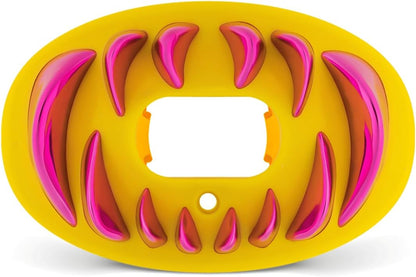 Sports Chrome 3D Predator Oxygen Mouthguard | Maximum protection, Safe secure comfortable fit, Built-in airflow channels, Advanced composite material, No boiling required