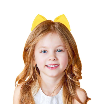 2Pcs Cheer Bows Cheer Hair Bows Ponytail Holder Elastic Band Bows Hair | Accessories for Ponytail Holder Bow Scrunchies School Sports Cheerleading Girls Softball Cheerleader Bows