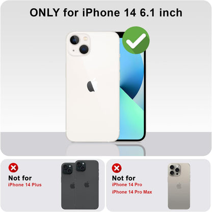 for iPhone 14 Case Cute Striped Phone Case Soft TPU Slim Shockproof Phone Cover for Women Girls, Blue and White