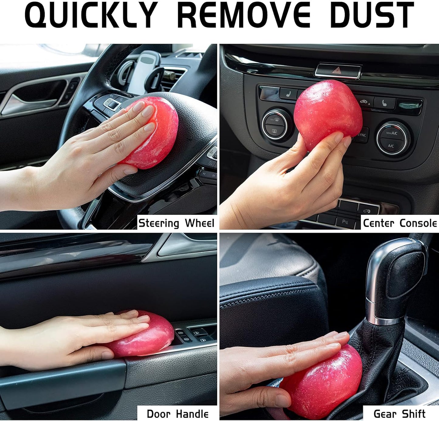 Car Cleaning Gel Detailing Putty Car Putty Auto Detailing Tools Car Interior Cleaner Cleaning Slime Car Accessories Keyboard Cleaner Rose/NT WT: 5.6 oz (160 gr) | Car Interior Cleaner Detailing Kit Car Cleaning Supplies Slime Keyboard Cleaner Dust
