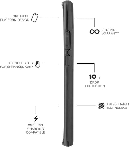 Voyager Series - Samsung Galaxy Note 20 Ultra Case [Wireless Charging Compatible] [Anti-Yellow] Heavy Duty Phone Case with Belt Clip Holster Kickstand [18FT MIL-Grade Drop Protection] - Clear