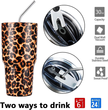 D·S 30oz Yellow Tumbler Double Wall Vacuum Insulated Travel Coffee Mug | Double Wall Vacuum Suit Cold and Hot Drink Fits in standard car cup holders With Splash-Proof Lid