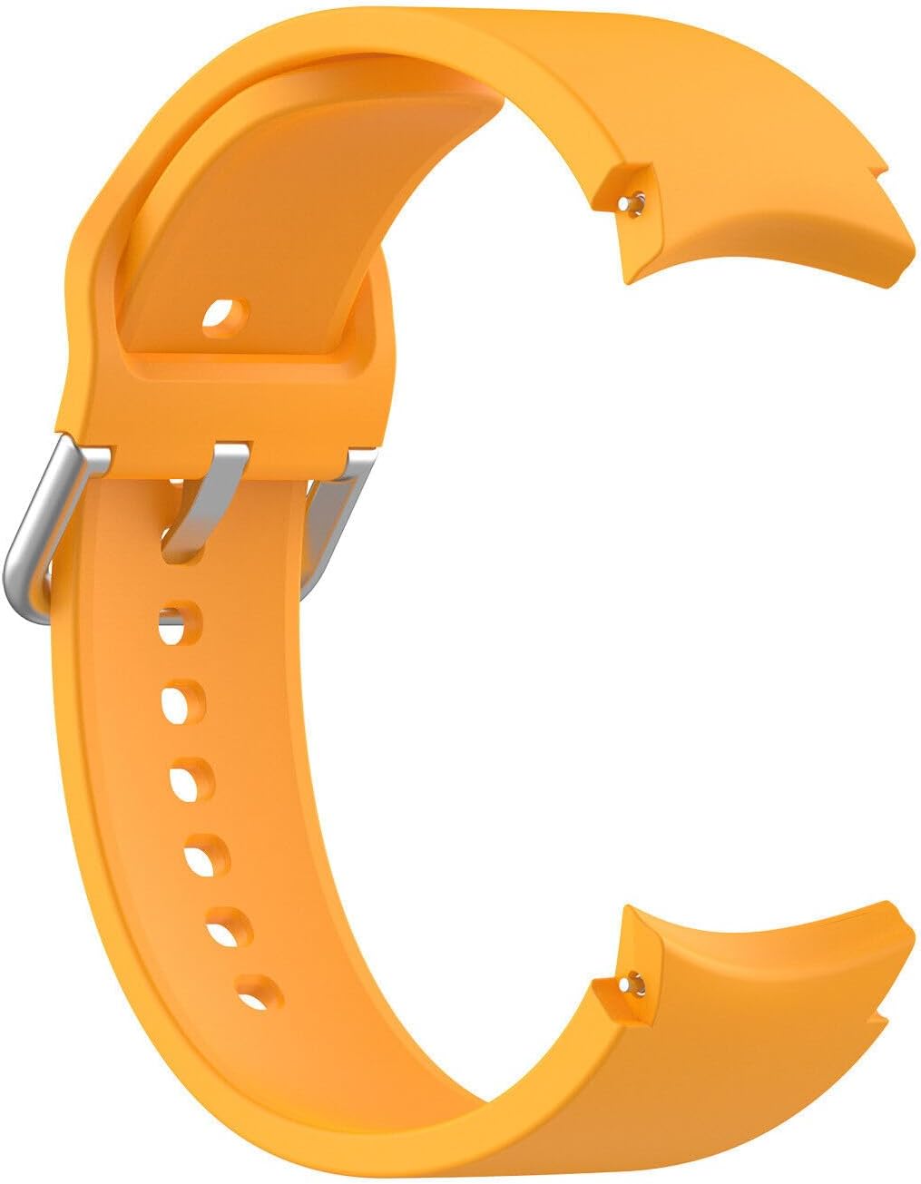 No Gap Band Compatible with Samsung Galaxy Watch 7/6/5/4 bands 40mm 44mm/Watch 6 Classic Bands 43mm 47mm, 20mm Soft Silicone Sport Replacement Band Compatible with Samsung Watch Bands