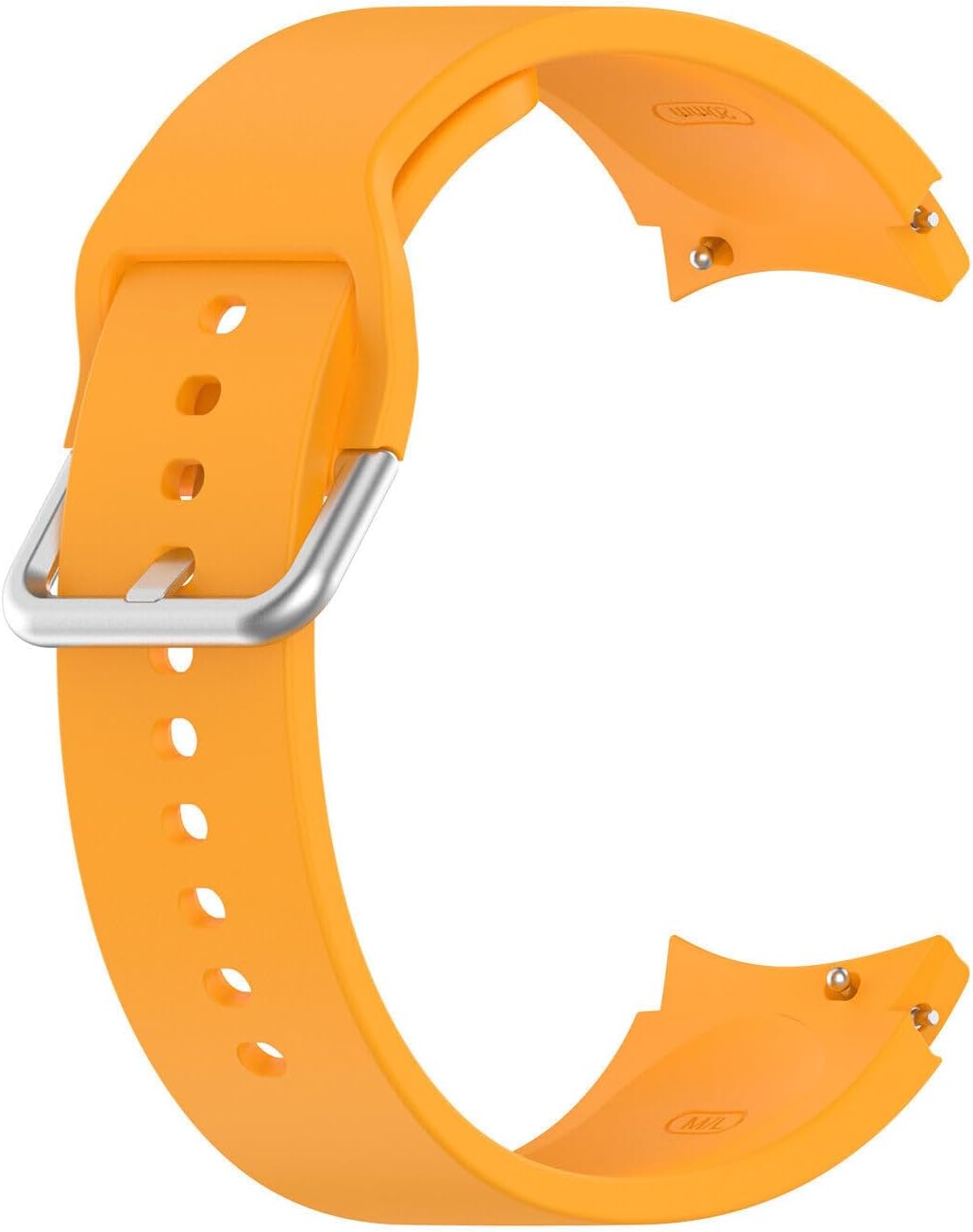 No Gap Band Compatible with Samsung Galaxy Watch 7/6/5/4 bands 40mm 44mm/Watch 6 Classic Bands 43mm 47mm, 20mm Soft Silicone Sport Replacement Band Compatible with Samsung Watch Bands