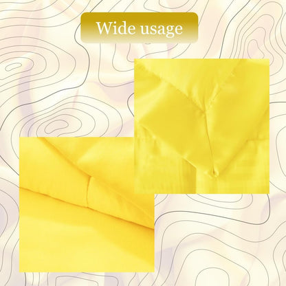 2 Inch x 4 3/4 Yards Yellow Satin Blanket Binding Tape Single Fold Sew On Satin Material Double Side Smooth Finish Durable Trim Ideal for Quilt Edging Blanket Crafts DIY Projects Sewing Decor
