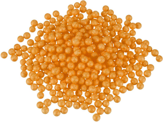 Foam Beads Foam Balls 7-9mm for Wedding and Party Decorations, Tiny Packing Balls, Arts DIY Crafts Supplies (Dark Yellow,1 Pack Approx 1500pcs)