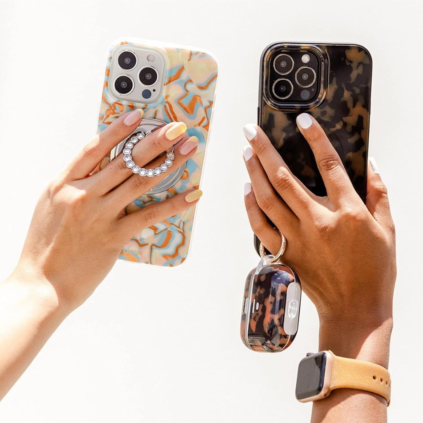 Phone Case for iPhone 16 Pro Max | Compatible with MagSafe | 10ft Drop Tested | Lemon Gingham