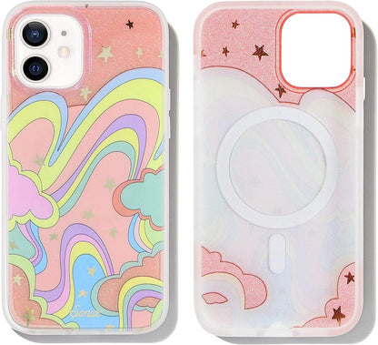 Phone Case for iPhone 16 Pro Max | Compatible with MagSafe | 10ft Drop Tested | Lemon Gingham