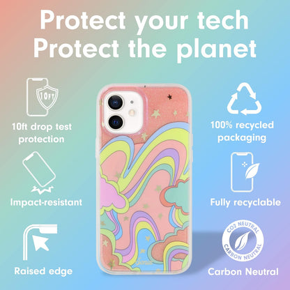 Phone Case for iPhone 16 Pro Max | Compatible with MagSafe | 10ft Drop Tested | Lemon Gingham
