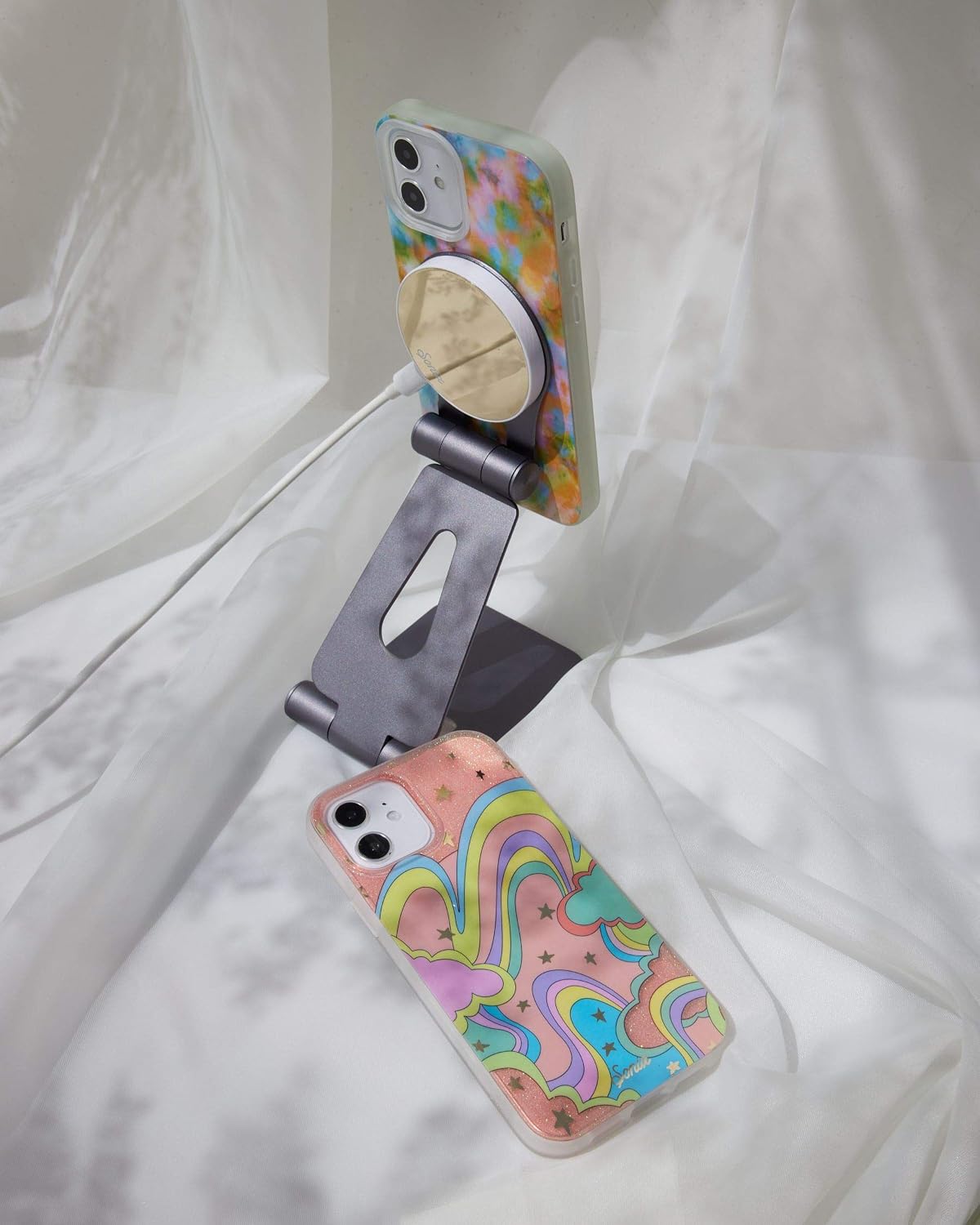 Phone Case for iPhone 16 Pro Max | Compatible with MagSafe | 10ft Drop Tested | Lemon Gingham
