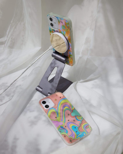 Phone Case for iPhone 16 Pro Max | Compatible with MagSafe | 10ft Drop Tested | Lemon Gingham