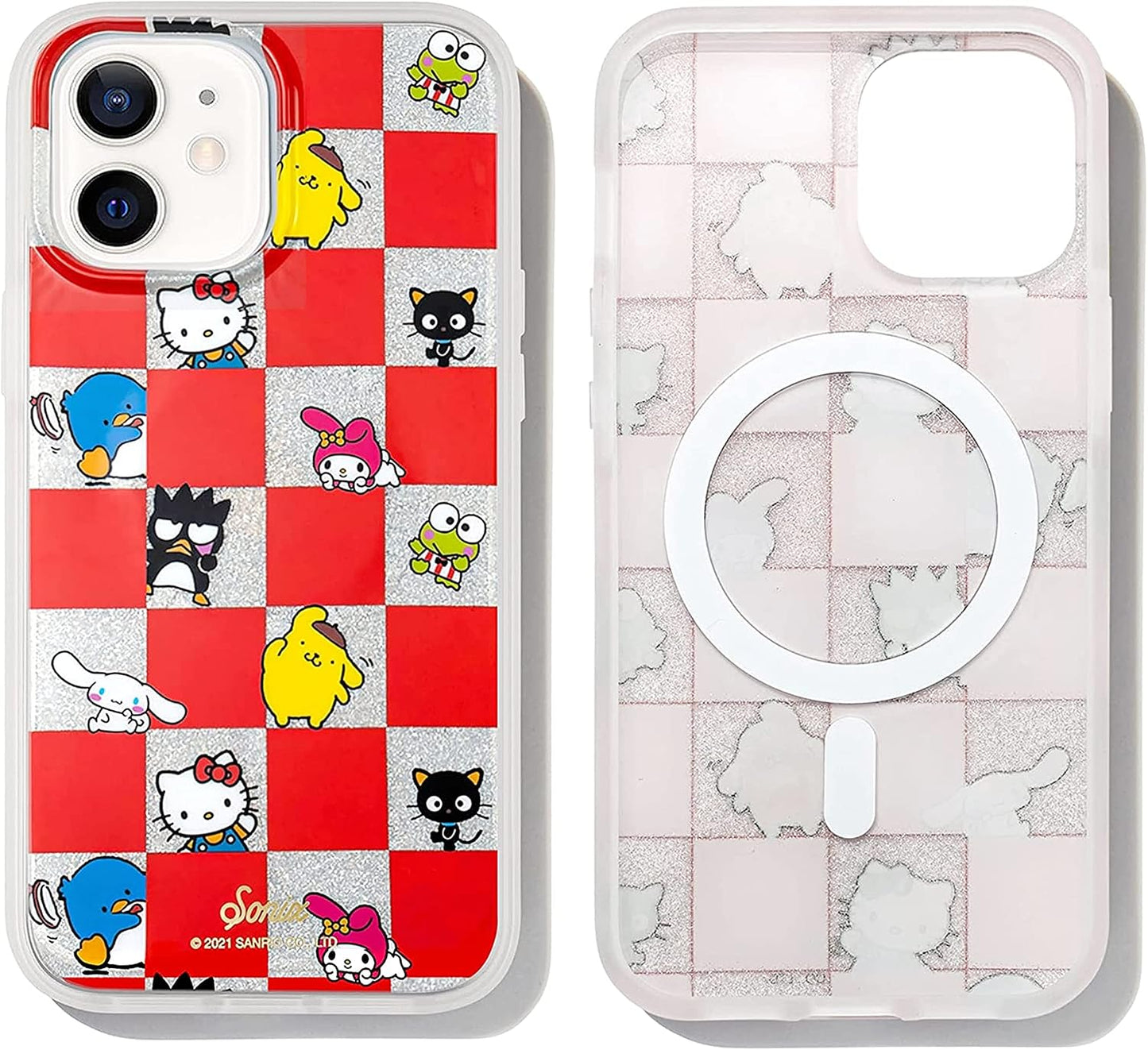 Phone Case for iPhone 16 Pro Max | Compatible with MagSafe | 10ft Drop Tested | Lemon Gingham