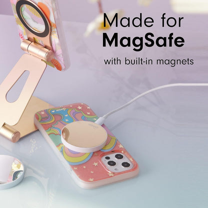 Phone Case for iPhone 16 Pro Max | Compatible with MagSafe | 10ft Drop Tested | Lemon Gingham