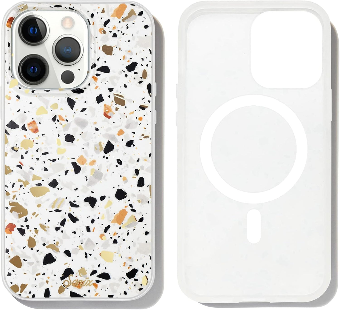 Phone Case for iPhone 16 Pro Max | Compatible with MagSafe | 10ft Drop Tested | Lemon Gingham
