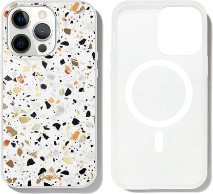 Phone Case for iPhone 16 Pro Max | Compatible with MagSafe | 10ft Drop Tested | Lemon Gingham