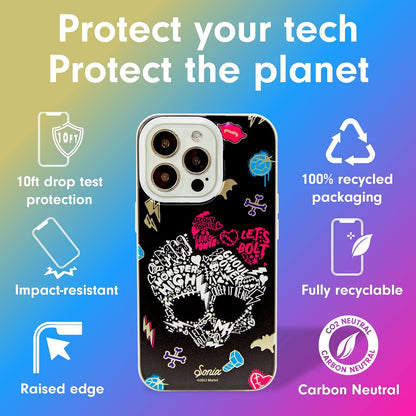 Phone Case for iPhone 16 Pro Max | Compatible with MagSafe | 10ft Drop Tested | Lemon Gingham