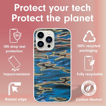 Phone Case for iPhone 16 Pro Max | Compatible with MagSafe | 10ft Drop Tested | Lemon Gingham