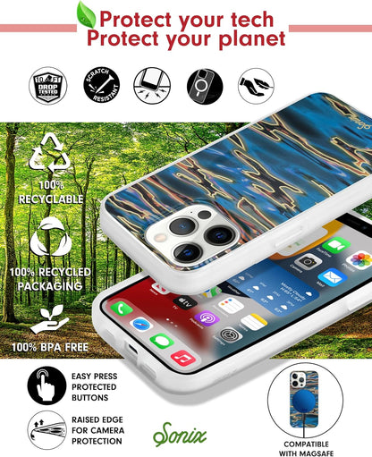 Phone Case for iPhone 16 Pro Max | Compatible with MagSafe | 10ft Drop Tested | Lemon Gingham