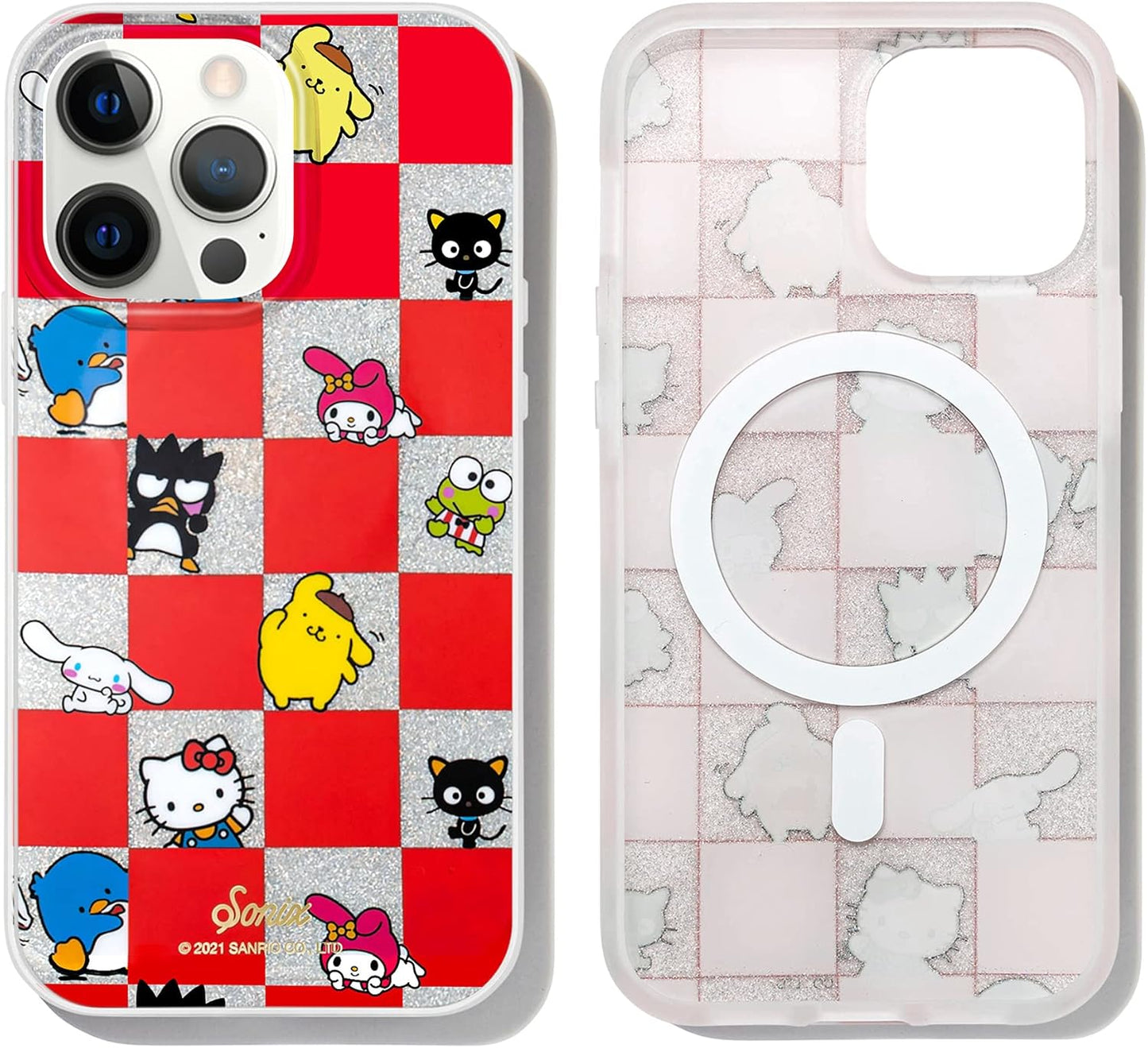 Phone Case for iPhone 16 Pro Max | Compatible with MagSafe | 10ft Drop Tested | Lemon Gingham