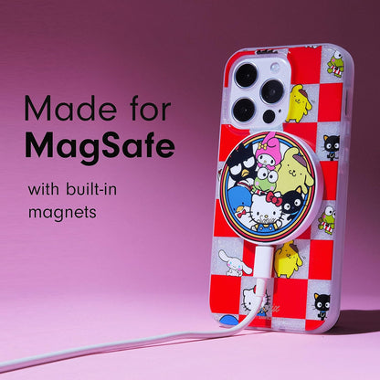Phone Case for iPhone 16 Pro Max | Compatible with MagSafe | 10ft Drop Tested | Lemon Gingham
