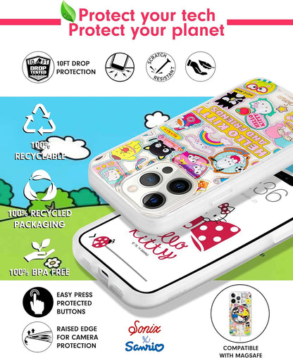 Phone Case for iPhone 16 Pro Max | Compatible with MagSafe | 10ft Drop Tested | Lemon Gingham