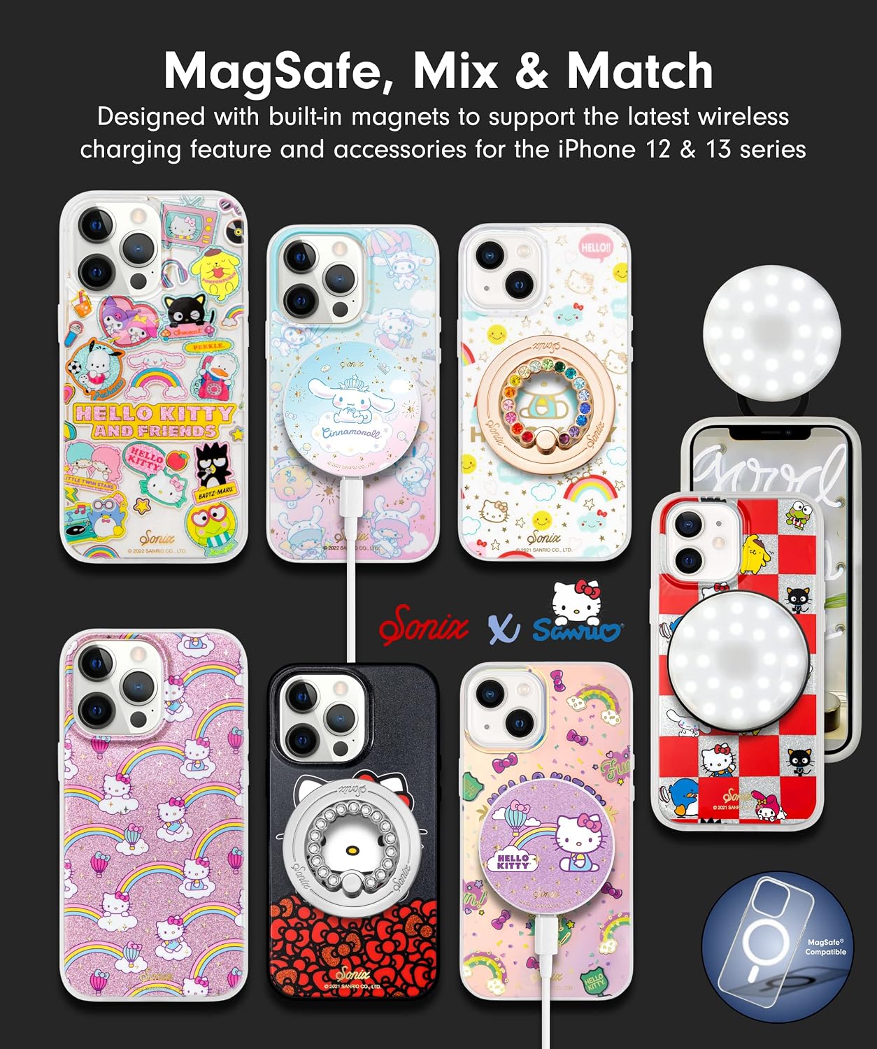 Phone Case for iPhone 16 Pro Max | Compatible with MagSafe | 10ft Drop Tested | Lemon Gingham