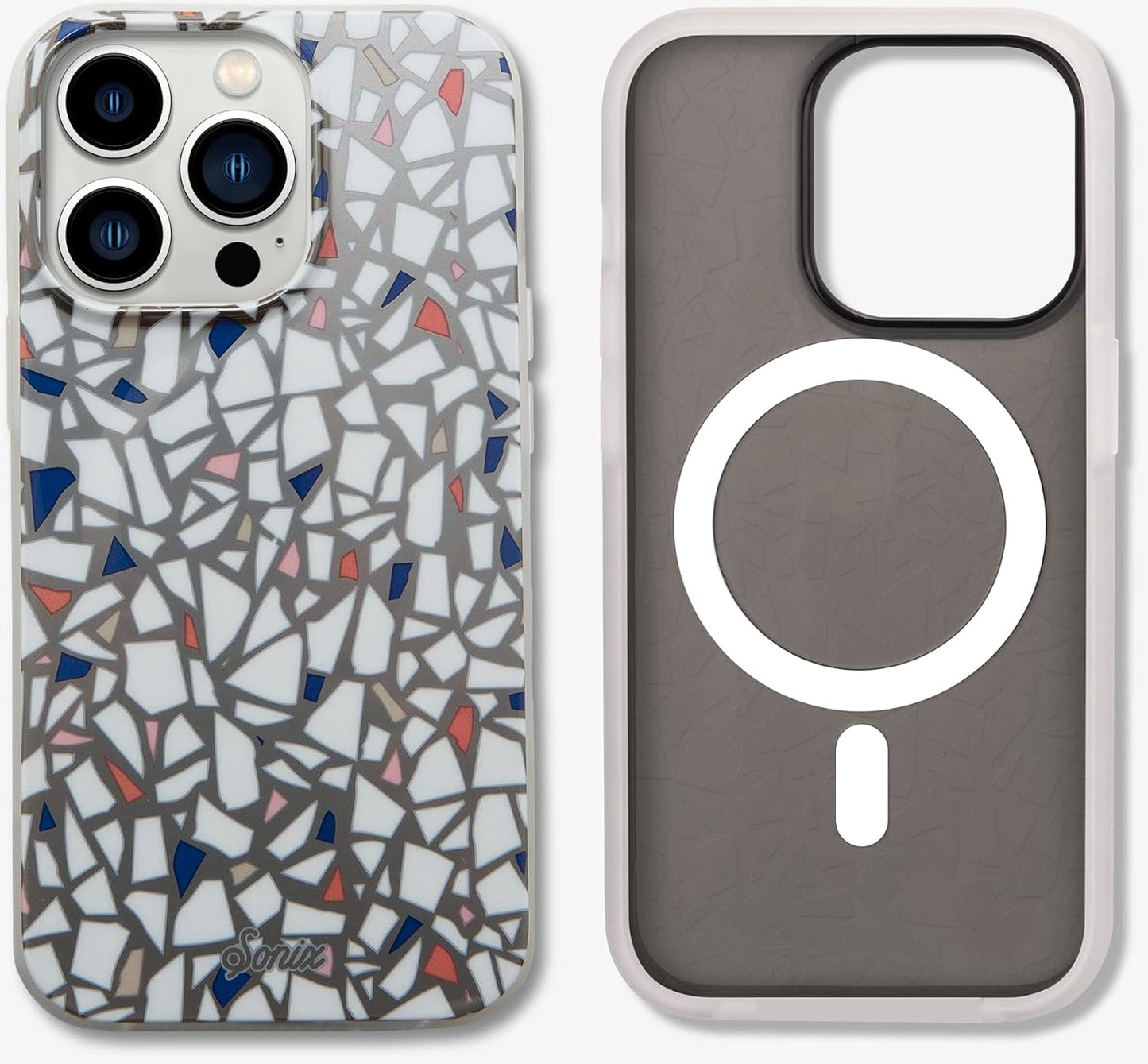Phone Case for iPhone 16 Pro Max | Compatible with MagSafe | 10ft Drop Tested | Lemon Gingham