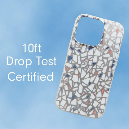 Phone Case for iPhone 16 Pro Max | Compatible with MagSafe | 10ft Drop Tested | Lemon Gingham